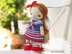 Knitting Pattern Doll Clothes, Outfit Betty for 40 cm doll
