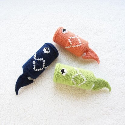 Koinobori - Japanese Carp Streamers - knitting pattern