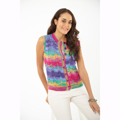 Tank Top & Waistcoat in King Cole Tropical Beaches DK - P6124 - Leaflet