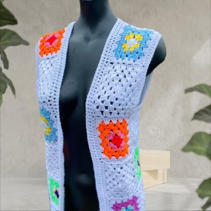 Summery Crochet Waistcoat