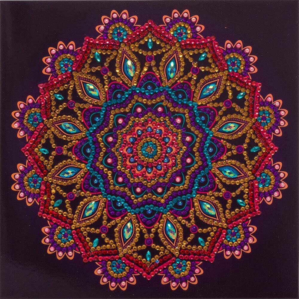Mandala Diamond Art Coasters - Completed by Scarlet1449 on DeviantArt