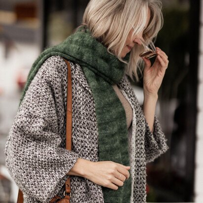 Finding Calm Scarf - knitting pattern