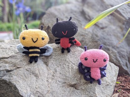 Big Bug Bundle: Ladybug, Bee, Butterfly
