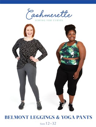 Cashmerette Belmont Leggings & Yogo Pants Pattern By Cashmerette CPP4201 - Paper Pattern, Size 12-32