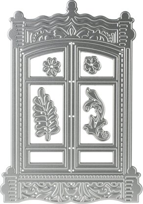 Artdeco Creations Couture Creations Esthetica Cut, Foil & Emboss Nesting Dies - Baroque Window Frame