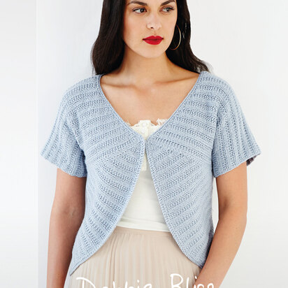 "Adriana Cardigan" - Cardigan Knitting Pattern For Women in Debbie Bliss Sita