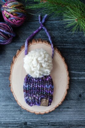 Big Pom Beanie Ornament