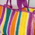 Multicolor Bag in Lion Brand Stitch Soak Scrub - M22212 SSS - Downloadable PDF