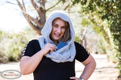 Hooded Infinity Scarf with Pockets