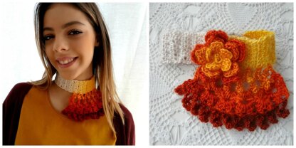 Romantic Crochet Collar