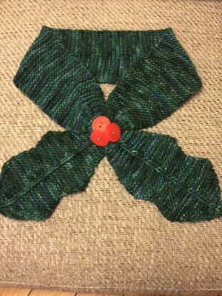 Holly scarf for my mum
