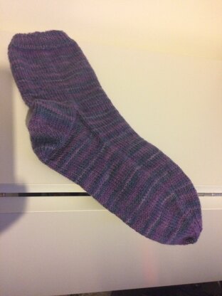 First knitted sock