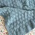 Blue Beehive Baby Blanket
