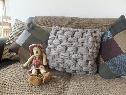 Brick Stitch Cushion Cover