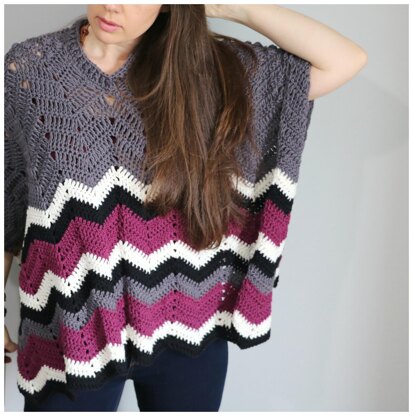 Ripple Effect Poncho