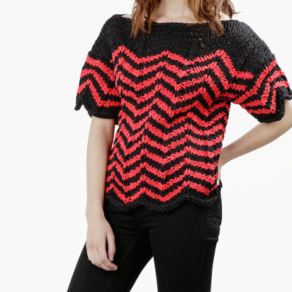 Ziggy Top in Wool and the Gang Mixtape Yarn - Downloadable PDF