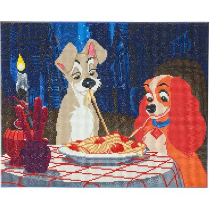 Crystal Art Lady & The Tramp, 40x50cm Diamond Painting Kit