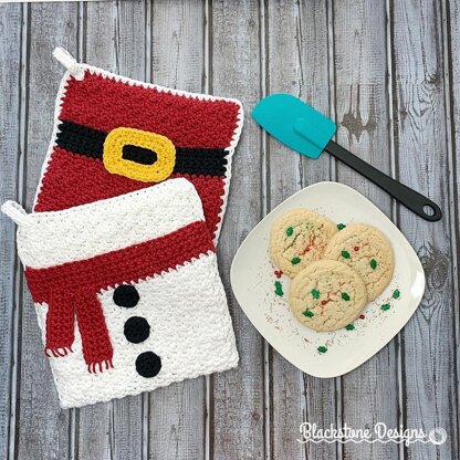 Snowman Belly Pot Holder