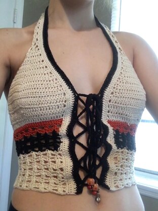 Vestilette Crochet Pattern size XS-S bra cup A