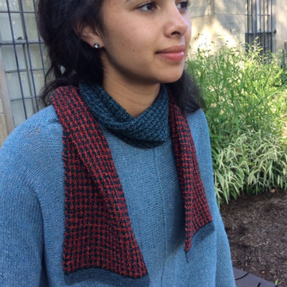 Black Bird Knits Scio Street Scarf PDF