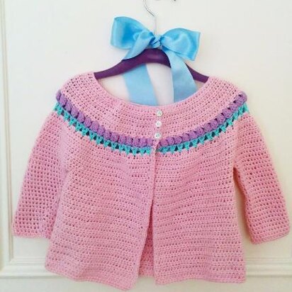 Tulip crochet cardigan