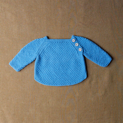 Super Simple Sweater - Free Knitting Pattern in Debbie Bliss Baby Cashmerino - Downloadable PDF