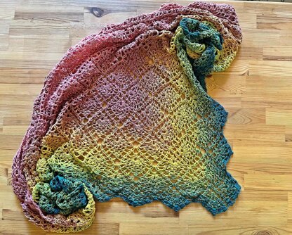 Vintage Pineapple Shawl