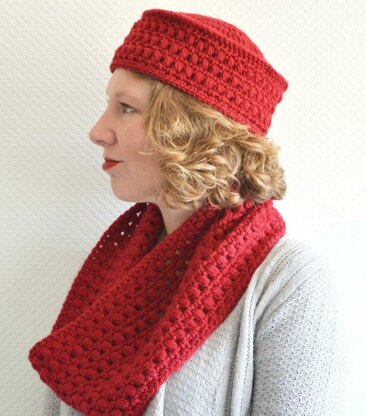 Paris Pillbox Hat & Cowl Set