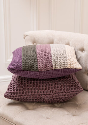 Waffle & Star Cushions in DMC Woolly 5 - 15421L/2 - Leaflet