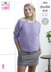 Ladies Sweaters in King Cole Glitz DK - 5026 - Downloadable PDF