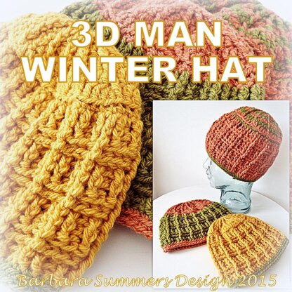 3D MAN Winter Hat