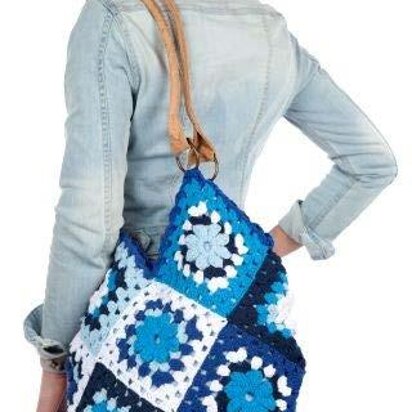Granny Square Bag in Hoooked Eco Barbante - Downloadable PDF