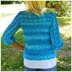 Crochet Vest with Crochet Flower TONDO #2