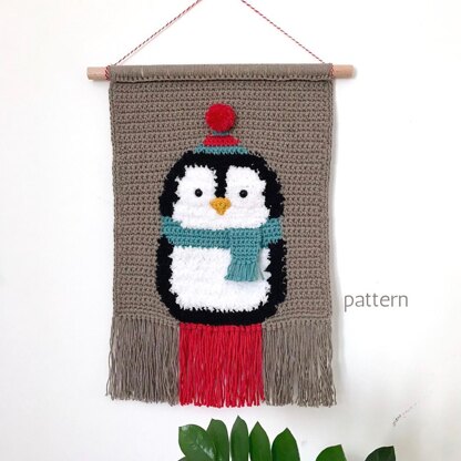 Penguin wall hanging