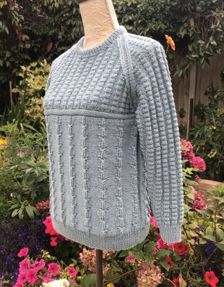 Textured Raglan Sweater