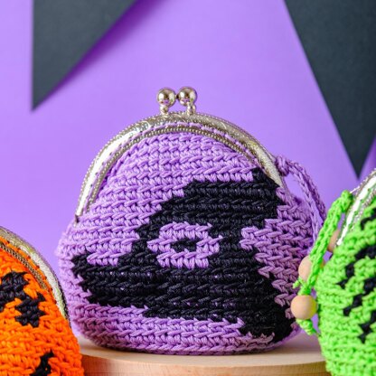 Halloween crochet purse set "Witch's picks"