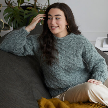 "Eloisa" - Jumper Knitting Pattern Women in Debbie Bliss Merion by Debbie Bliss
