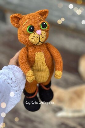 Puss in Boots knitting pattern