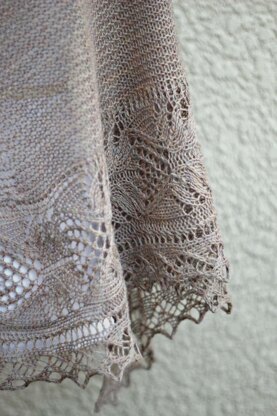 Freesia shawl