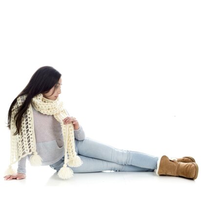 Cream Puff Scarf