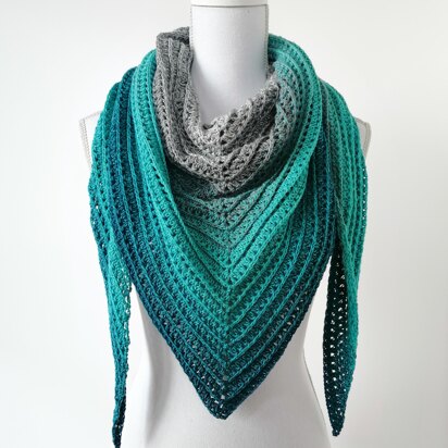 Spring Drops Shawl