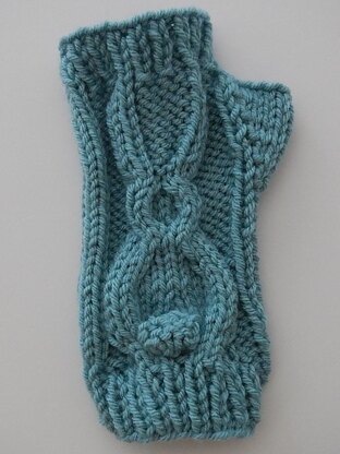 Bunny Rabbit Fingerless Mittens Design 3