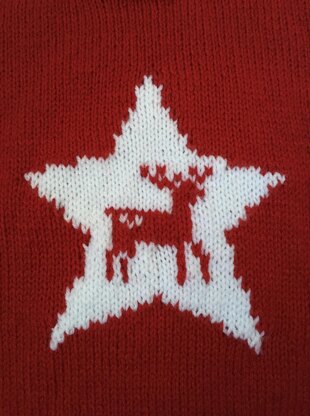 Reindeer Star sweater