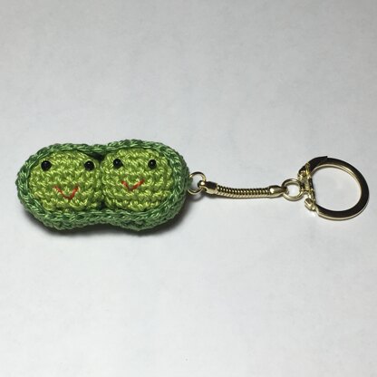 Two Peas in a Pod Keyring