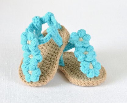 Baby Barefoot Sandals, Crochet baby sandals,baby shower gift - Inspire  Uplift