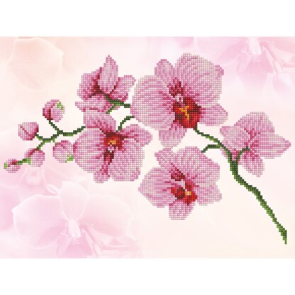 Needleart World  Orchid Spray Diamond Painting Kit 