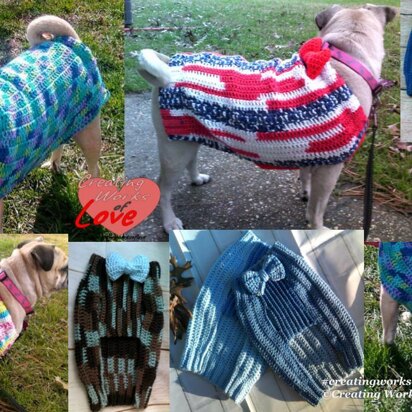 Dog Sweater E-Book All 8 Sizes