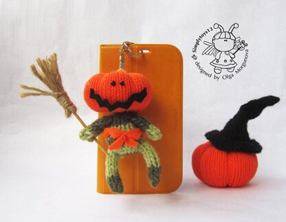 Keychain Pumpkin with pumpkin