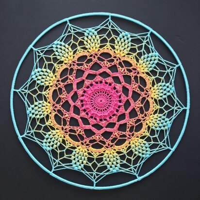 Mandala Magic Art crochet pattern