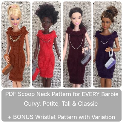 Curvy Barbie Scoop Neck ALL Sizes